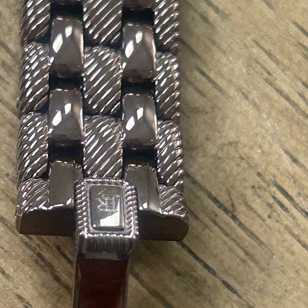 Judith RIPKA Stainless Steel Chocolate Color Watch Band SMALL - Picture 5 of 6